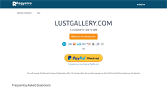 Desktop Screenshot of lustgallery.com