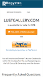 Mobile Screenshot of lustgallery.com