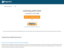 Tablet Screenshot of lustgallery.com